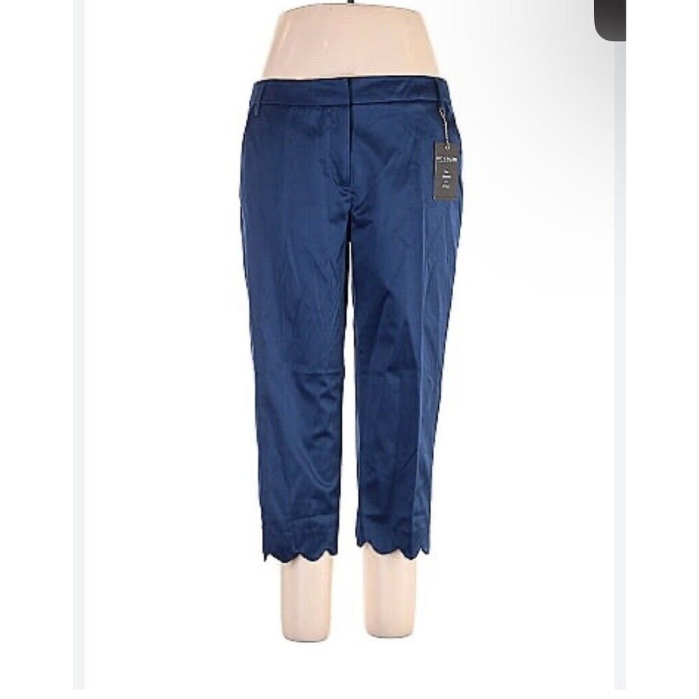 Zac And Rachel women’s dress pants Size 14 Color Blue Flat Front Straight  Legs